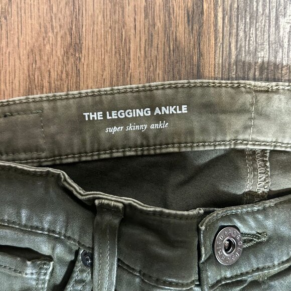 AG Jeans The Legging Ankle Super Skinny Ankle Pants Women's Size 27 Green NWOT! - Picture 3 of 5